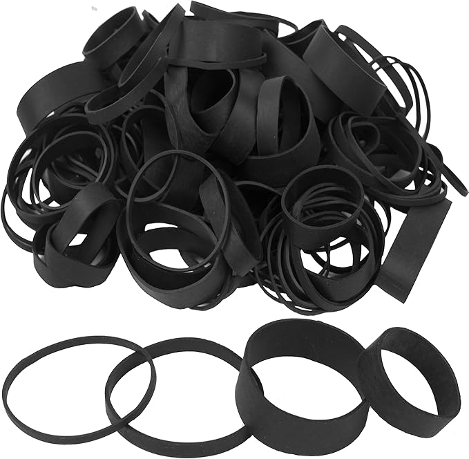 Rubber Bands Assorted Sizes Black Elastic Bands Tactical rubber band by HAIDIBAO