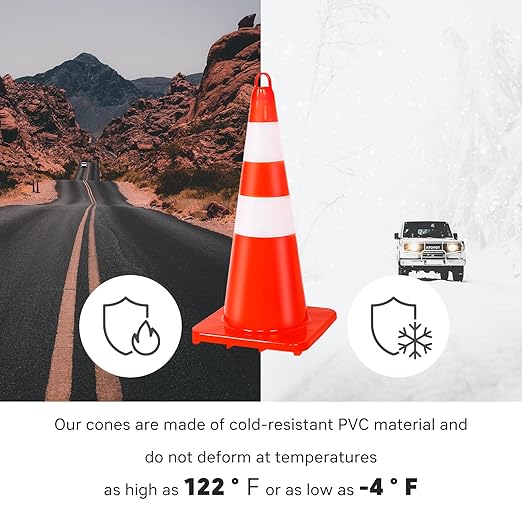 Traffic Safety Cone 28 Inches, - Image 4