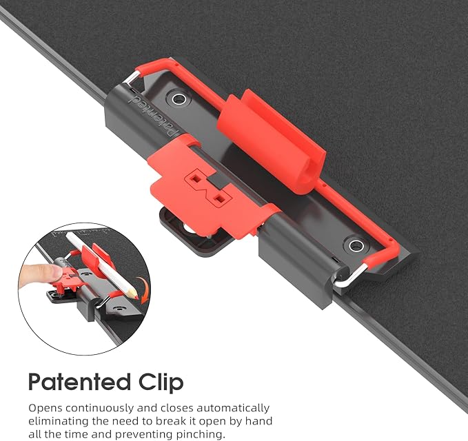 Clipboards with Pen Holder A3 Size 11 x 17 Inch Aluminum Protection Edge Clip - Image 3