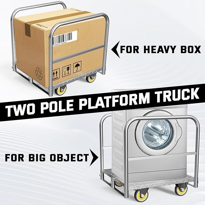 Panel Cart, Heavy Duty Flatbed - Image 2