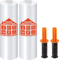 JARLINK 2 Pack Stretch Film, Industrial Strength Stretch up to 650% Stretch by JARLINK