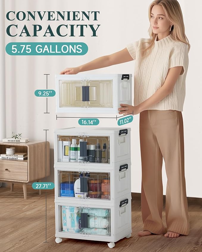 OlarHike 23QT Stackable Storage Bins - Image 5