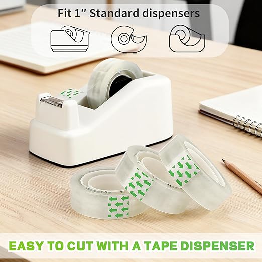 15 Rolls Transparent Tape Refills, Gift Wrap Tape 3/4 Inch x 1000 Inch - Image 4