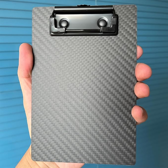 3K Carbon Fiber Clipboard Ultimate Light and Thin Portable Cool Black Twill by Veranger