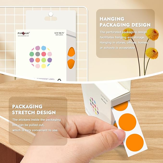 PARLAIM 3/4 Inch Color Coding Label Stickers - Image 3