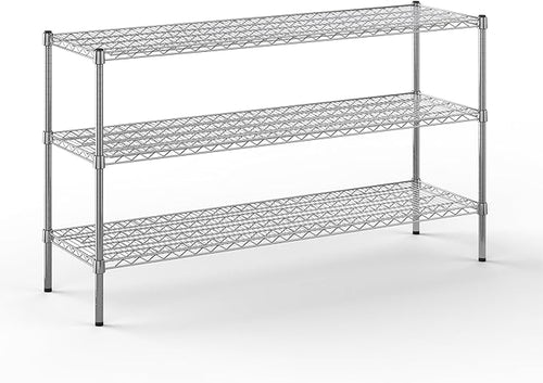 18" Deep x 60" Wide x 34" Height Wire Shelving Kit | 3-Tier | NSF Commercial by Regal+Altair