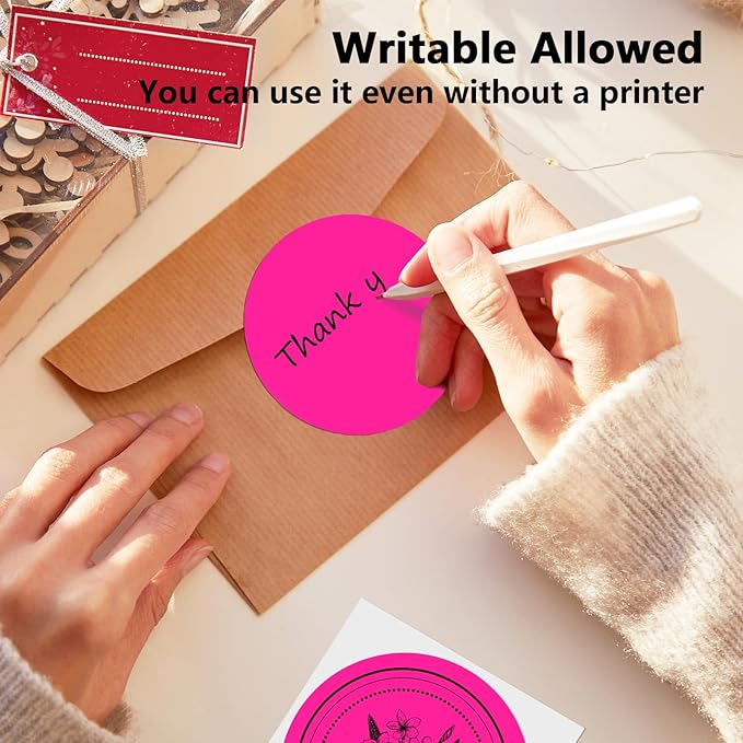 3 X 3 Inch Round Thermal Labels Circle Color Coding Labels Printable Waterproof - Image 5