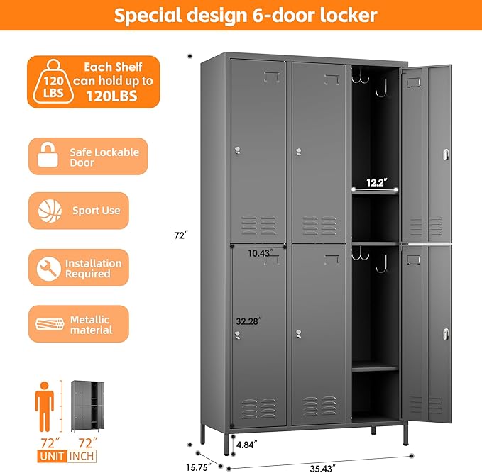 Employees Locker, Requires Assembly - Image 3