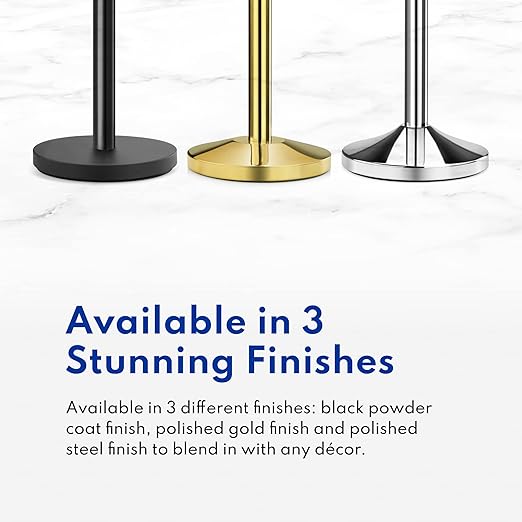 New Star Foodservice 54590 Stanchions, 36-Inch Height, 6.5-Foot Retractable Belt - Image 5