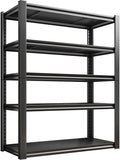 Raybee Storage Shelves, 5-Tier Adjustable Garage Shelves, 2000LBS Metal Shelving by Raybee