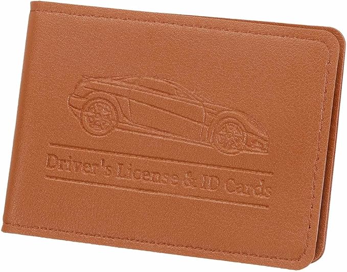 HARFINGTON Car Registration and Insurance Holder PU Leather Vehicle Glove Box by HARFINGTON