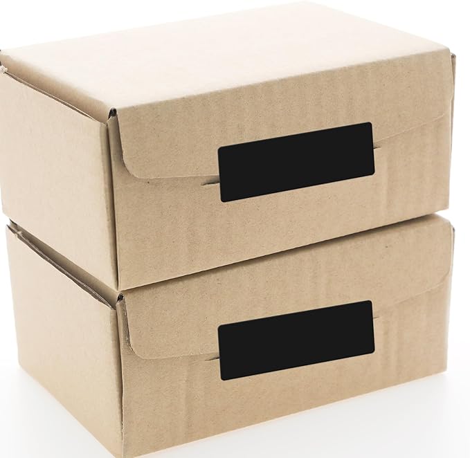 Black Color Coding Labels 1 × 2 Inches Self-Adhesive Vinyl Rectangle Stickers - Image 6