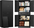 BESFUR 71" H Metal Storage Cabinet by BESFUR