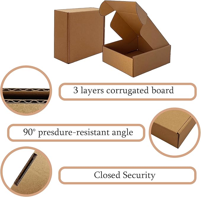 Shipping Boxes 6x5x2 inch 50 Pack - Image 4