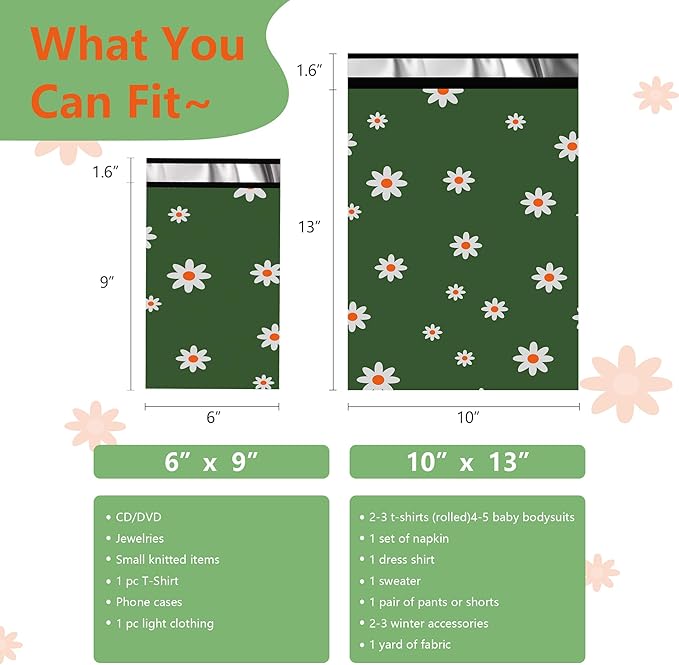 Poly Mailers 6x9 Inch 100 Pcs - Image 2