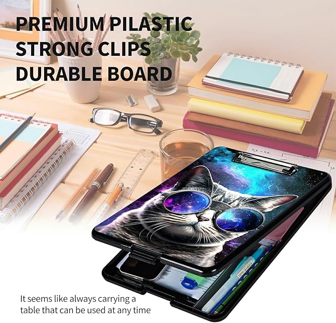 A4 Clipboards, Heavy Duty Waterproof Nursing Plastic Folder Clipboard - Image 6