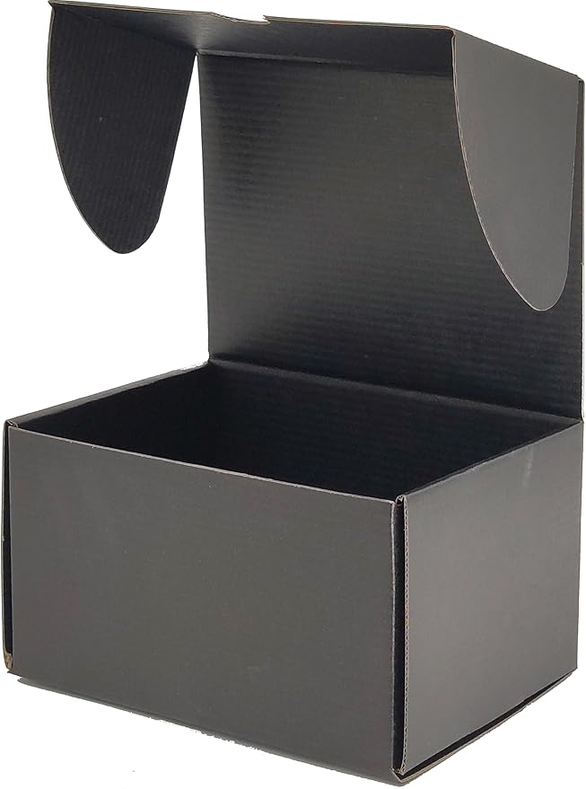Black Shipping Boxes for Small Business Pack of 15-12x9x6 inches Cardboard - Image 3