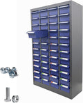 Parts Cabinet 48 Drawer Parts Drawer Storage Bolt Bins Organizer Storage Steel by Unknown