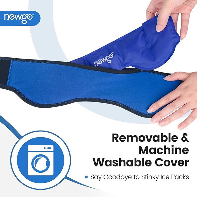 NEWGO Headache Ice Pack Head Wrap - Image 3