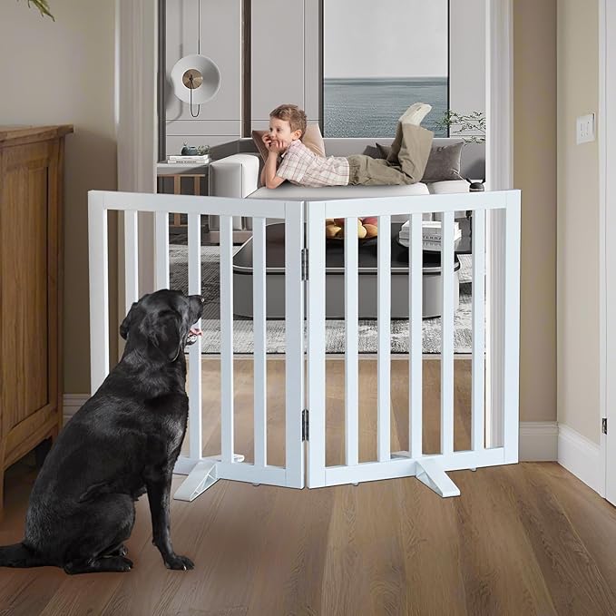 ZJSF Freestanding Indoor Dog Gate by ZJSF