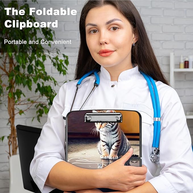 Clipboard with Storage, Heavy Duty Plastic Storage Clipboard with Low Profile - Image 5