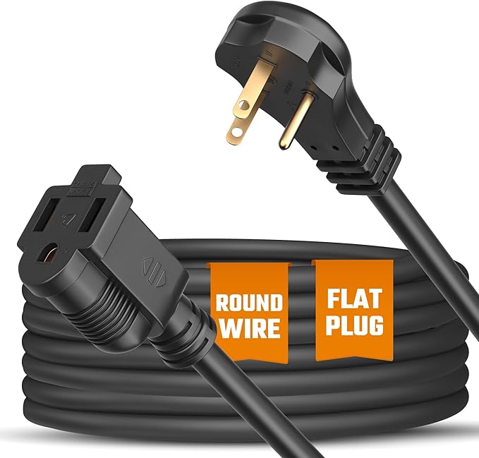Extension Cord 30 ft for Indoor & Outdoor Use by Bindmaster- UL-Listed 3-Prong by BindMaster