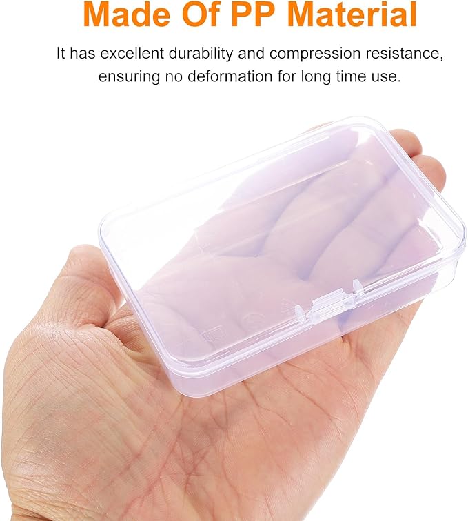 HARFINGTON 2pcs Component Storage Box 3.35" PP Electronic Organizer Box - Image 5