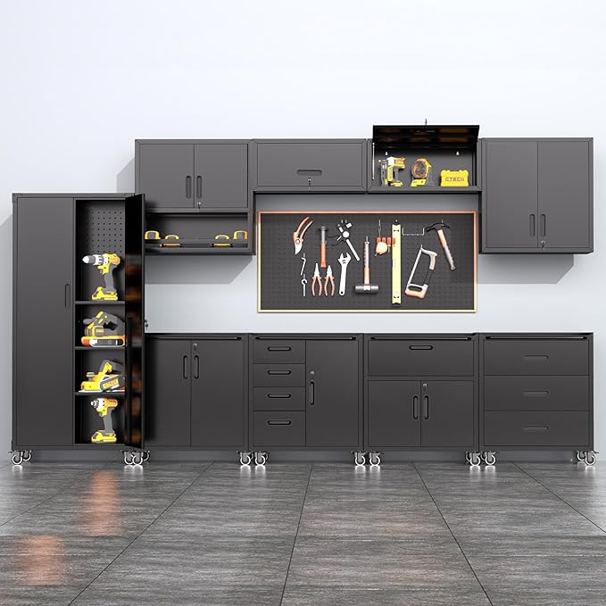 71"H Metal Storage Cabinet - Image 2