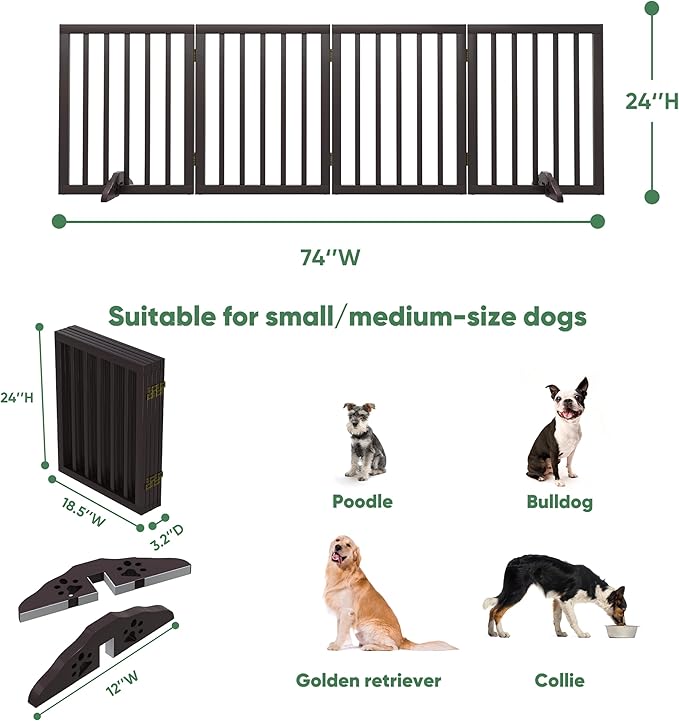 Dog Gate, Freestanding Dog Gates - Image 2