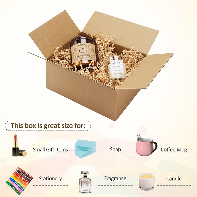 Eupako 8x6x4-Small-Shipping-Boxes-30-Pack-Brown-Corrugated-Box-Mailers - Image 3