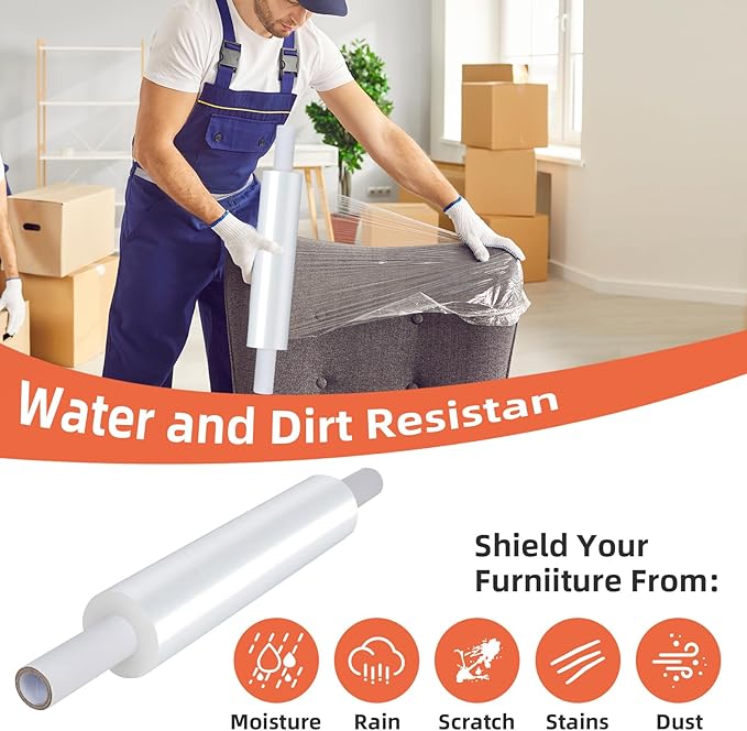 15in Stretch Wrap Roll - Image 3