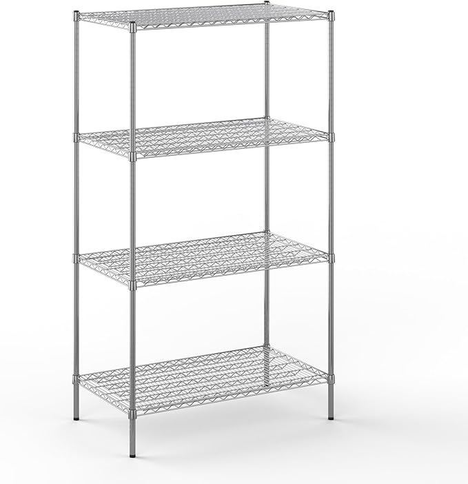24" Deep x 42" Wide x 74" Height Wire Shelving Kit | 4-Tier | NSF Commercial by Regal+Altair