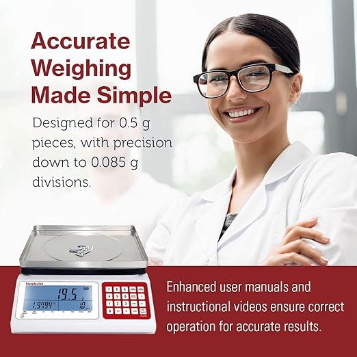 Fristaden Lab Counting Scale | 30 kg x 0.5 g | Industrial Counting Scale - Image 6