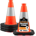 Xpose Safety 12 Inch Orange Traffic Cones by XposeSafety