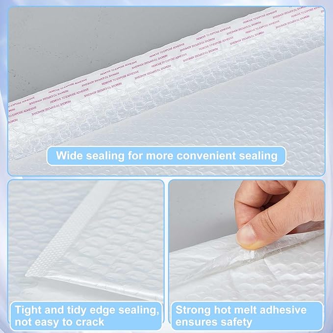 Ireer 10 Pack Extra Large 14 x 19" Bubble Mailers Poly Padded Envelopes - Image 3