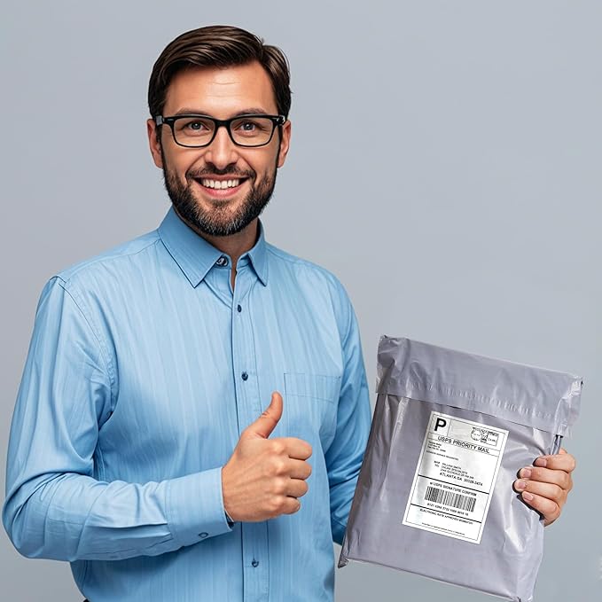 Dasen 100pc Poly Mailers 6x9 Inches, Shipping Envelopes Self Seal Mailers Bags - Image 6