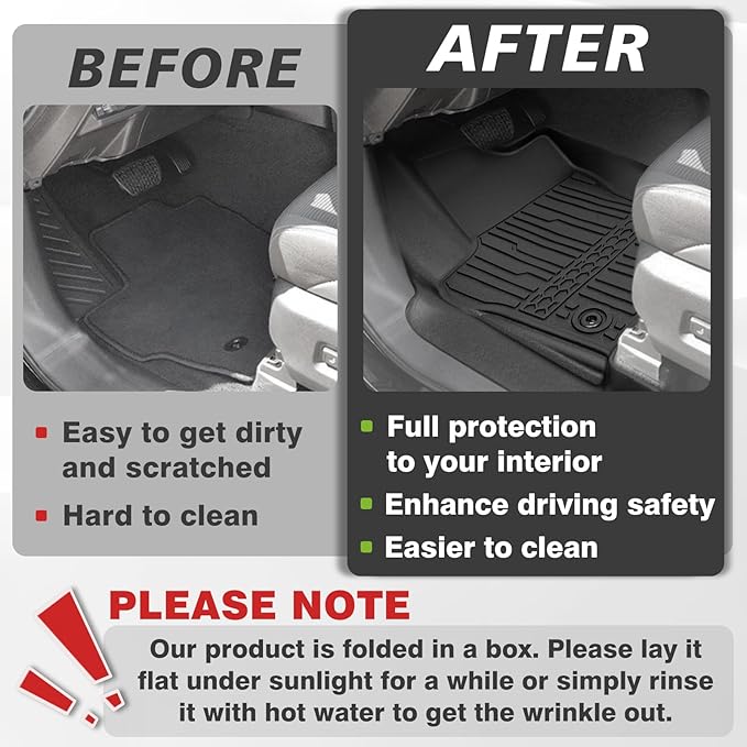 TripleAliners for Tacoma 2024 2025 Double Cab Floor Mats All Weather Floor - Image 7
