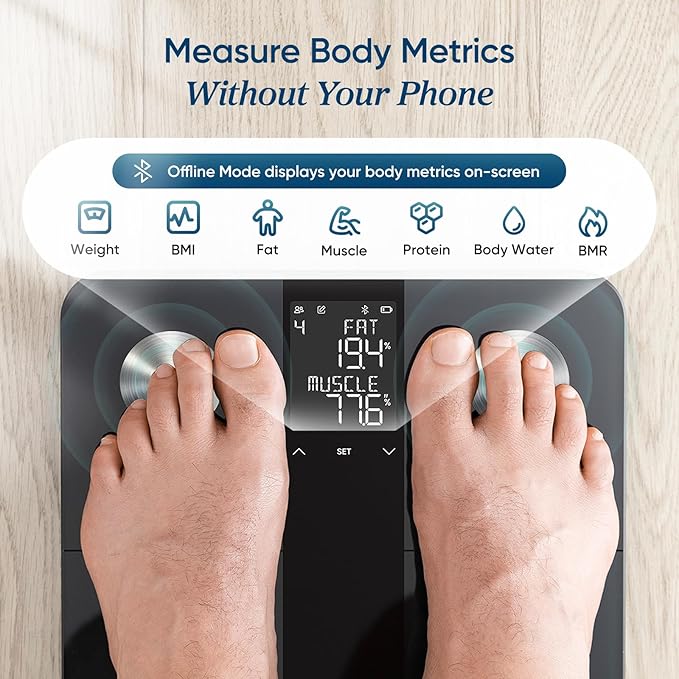 Etekcity Upgraded Smart Scale for Body Weight, FSA&HSA Eligible, Bathroom - Image 8