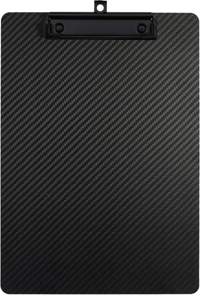 Hardened 9.4" Wx12.6 L 3K Carbon Fiber Clipboard Ultimate Light and Thin - Image 2