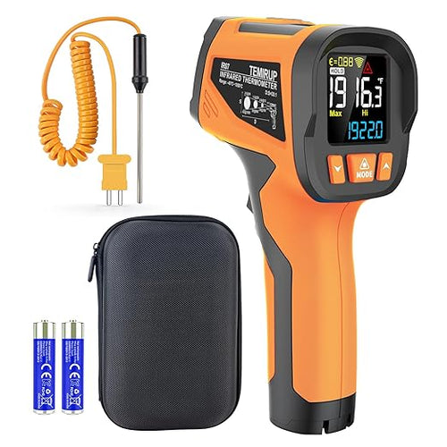 -40℉ to 1922℉ TEMIRUP Infrared Thermometer Temperature Gun by TEMIRUP