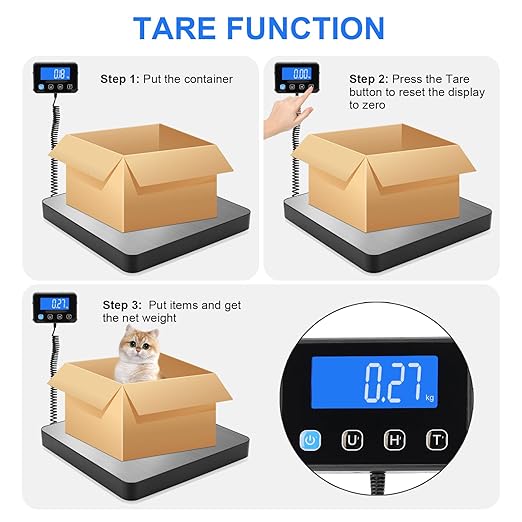 Digital Shipping Scale, 5g High Accuracy 440 lb Postal Scale - Image 4