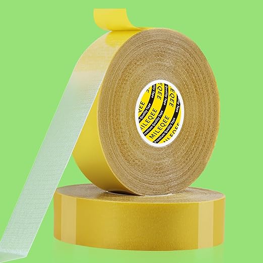 2Pack Double Sided Tape Heavy Duty, 1.18" x 66FT, Universal High Tack Strong by MILEQEE