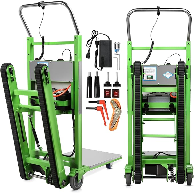 Electric Stair Climbing Dolly, 1250W Electric Stair Climbing Hand Truck by Unknown