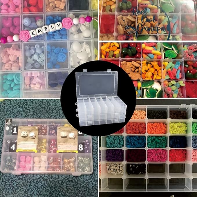 3Pack 28 Compartment Organizer Box - Image 7