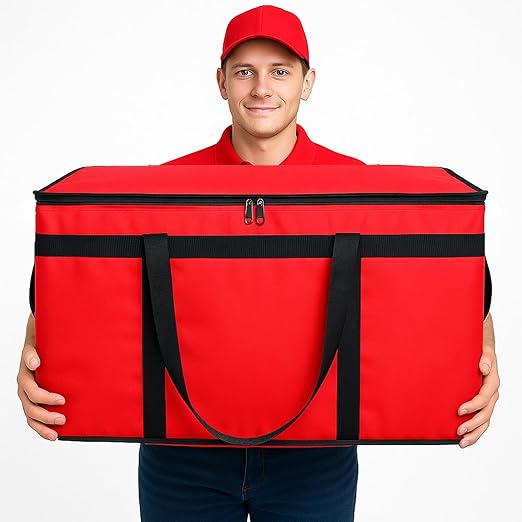Bodaon 10-Pack Insulated Food Delivery Bag, XXXL Catering/Pizza Cooler Bags - Image 5