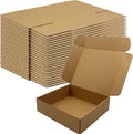 11x10x3 Inches Shipping Boxes Set of 25，Brown Cardboard Boxes Recyclable by Piscepio