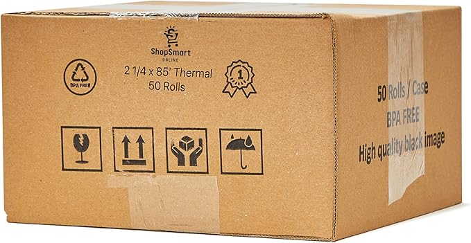 2 1/4 x 85 Thermal Paper Receipt Rolls 2.25 x 85 ft, POS/Cash Register - Image 6