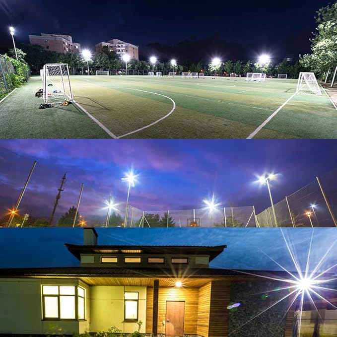 2 Pack 100W LED Flood Lights Outdoor, 10000LM Super Bright Work Light, 6000k - Image 5