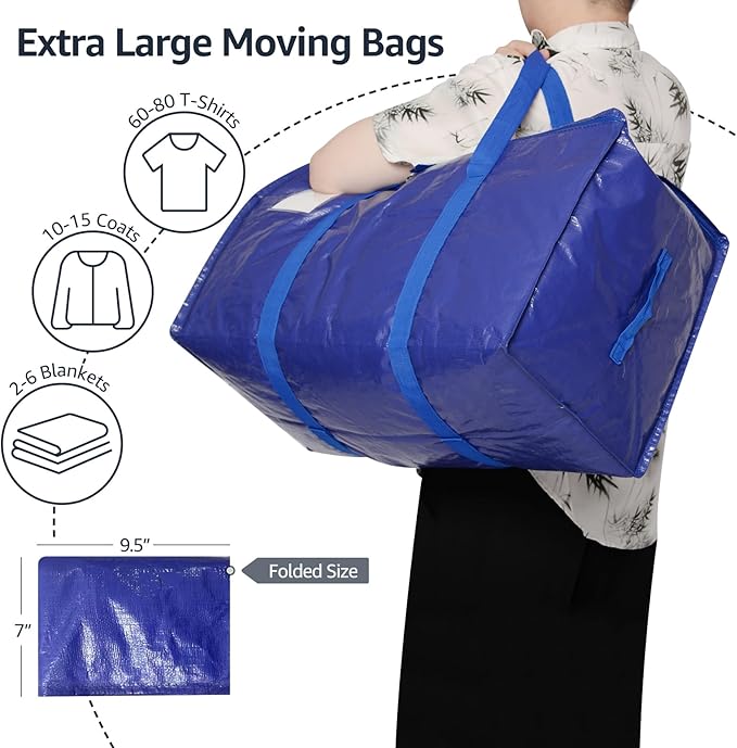 Moving Bags Heavy Duty Extra Large, Moving Boxes, Moving Supplies Essentials - Image 7