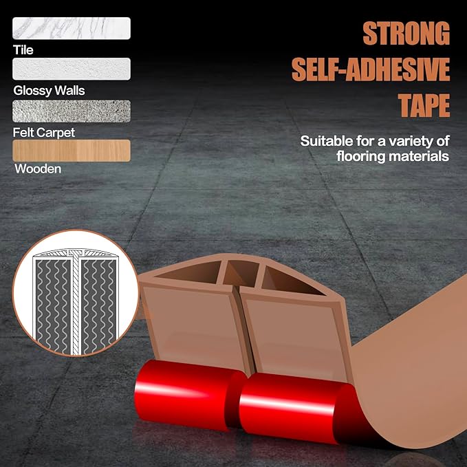 Floor Cord Cover Self Adhesive Cord Hider, 10FT Cable Management, Extension - Image 4